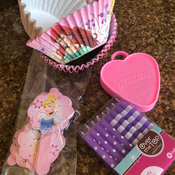 Other - 🔹Princess Birthday Cupcake Set (Free w/Purchase)